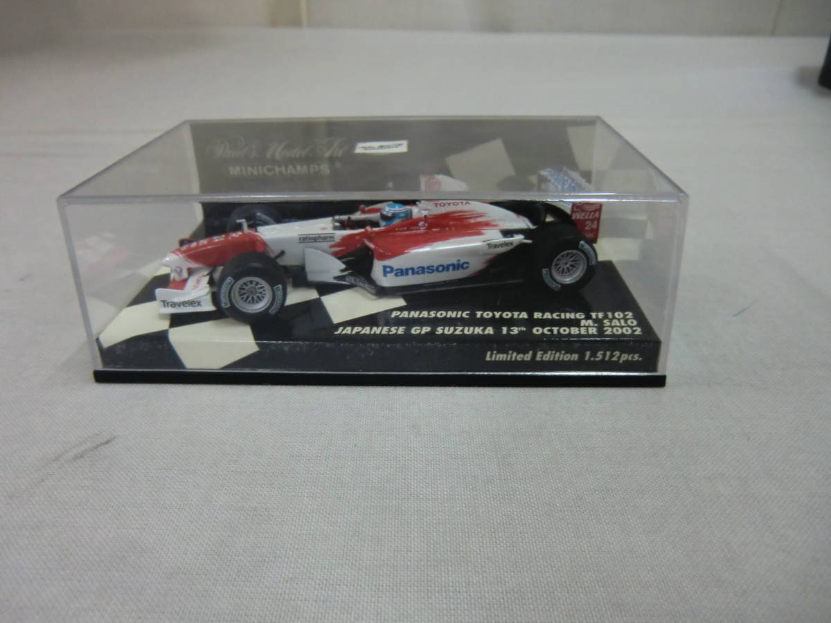1:43 ミニチャンプス PANASONIC TOYOTA RAVING TF102 JAPANESE GP拍卖