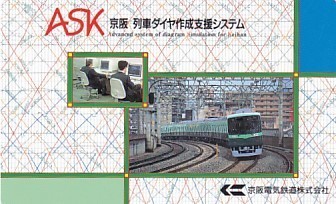 ●京阪電鉄 列車ダイヤ作成支援システムテレカ拍卖