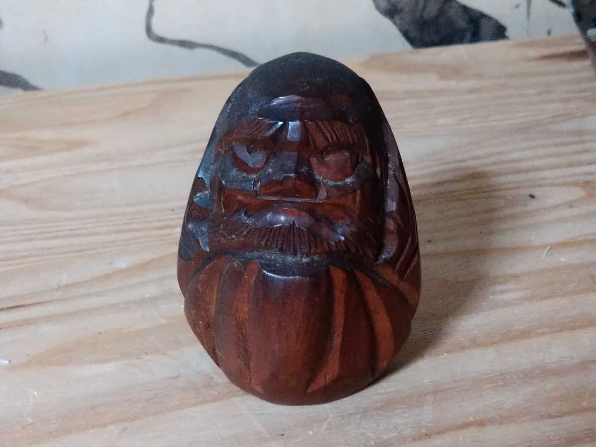 レア!達磨!木製!置物!彫物!インテリア!コレクショングッズ!雑貨!h1拍卖