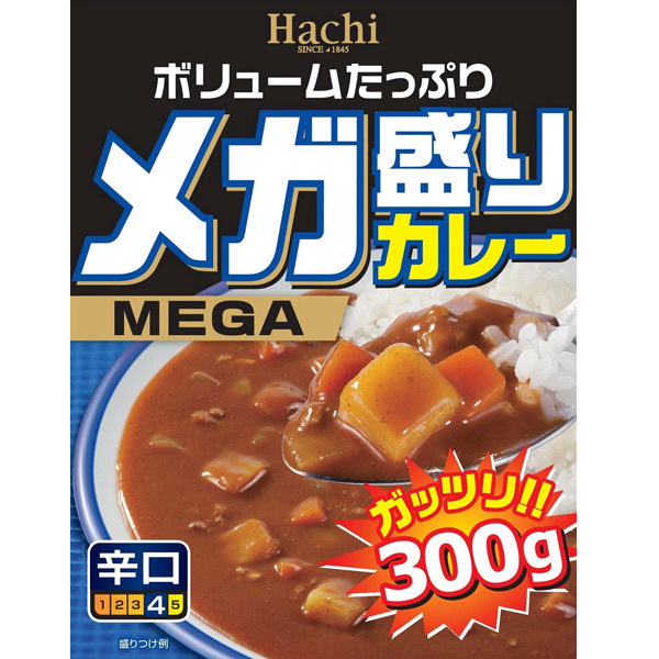 送料無料 レトルトカレー メガ盛り 辛口300gx20食セット ハチ食品拍卖