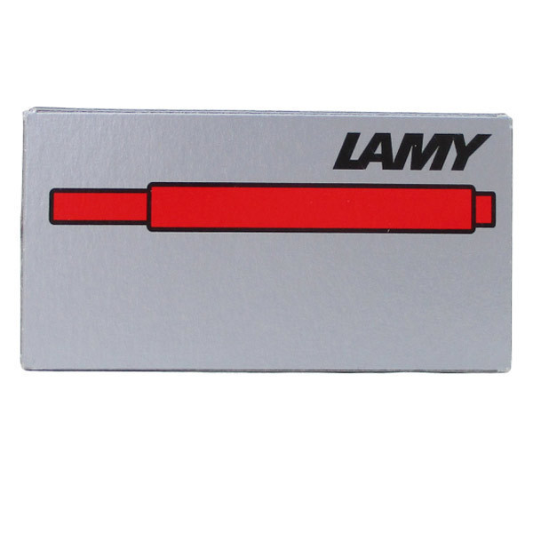 同梱可能 ラミー 万年筆 インク カートリッジ 5本入り レッド LT10RDx1個拍卖