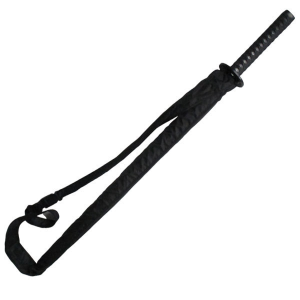 送料無料 和傘 日本サムライ刀傘 日本刀ジャンプ傘 親骨60cm 専用傘袋付x2本セット/卸拍卖