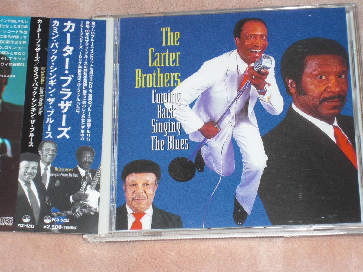 帯付日本盤CD The Carter Brothers ー Coming Back Singing The Blues (P-Vine Records ー PCD-5292) O blues拍卖