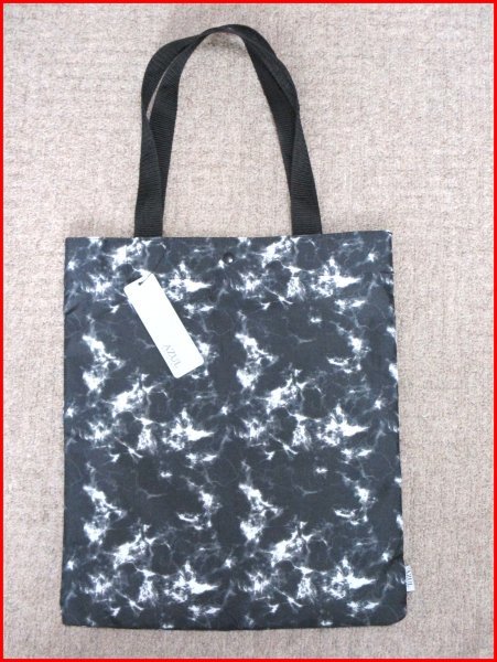 AZUL PRIMERA/アズール プリメーラ◇トートバッグ BK マーブル柄風 未使用 H40.5cm拍卖