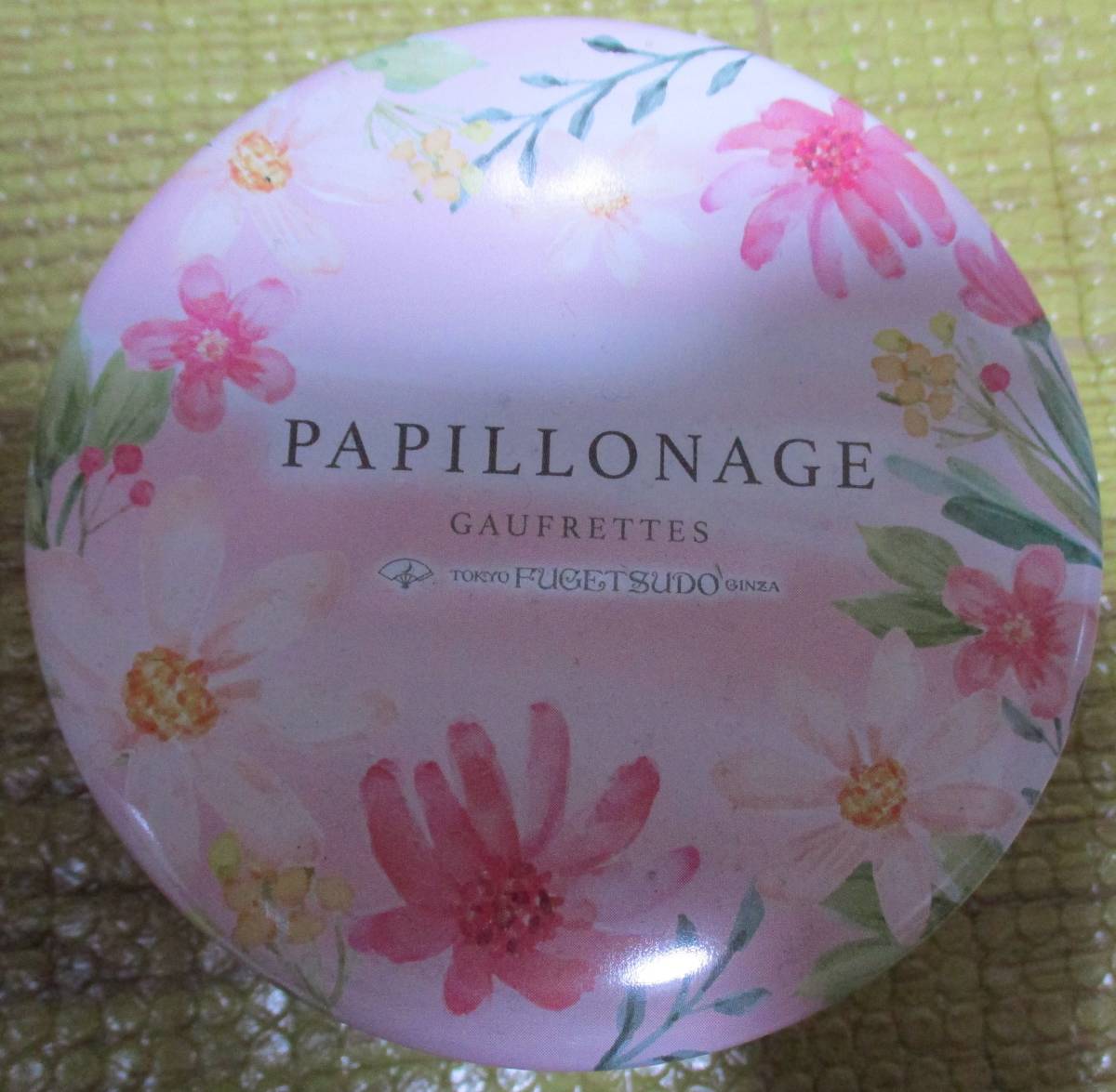 ◎ミニ缶 ゴーフレット スチール缶 花 2020年拍卖