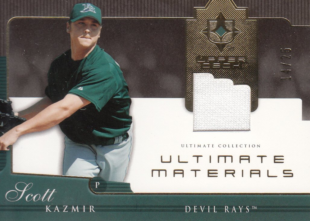 2005 ULTIMATE MATERIRLS 'SCOTT KAZMIR' GAME-USED JERSEY 25枚拍卖