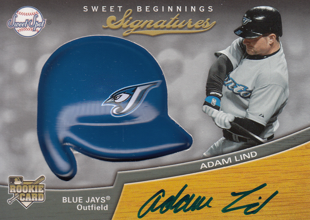 2007 UD Sweet Spot 'ADAM LIND' ROOKIE Signatures SWEET BEGINNINGS拍卖