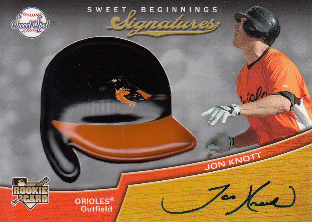 2007 UD Sweet Spot 'JON KNOTT' ROOKIE Signatures SWEET BEGINNINGS拍卖
