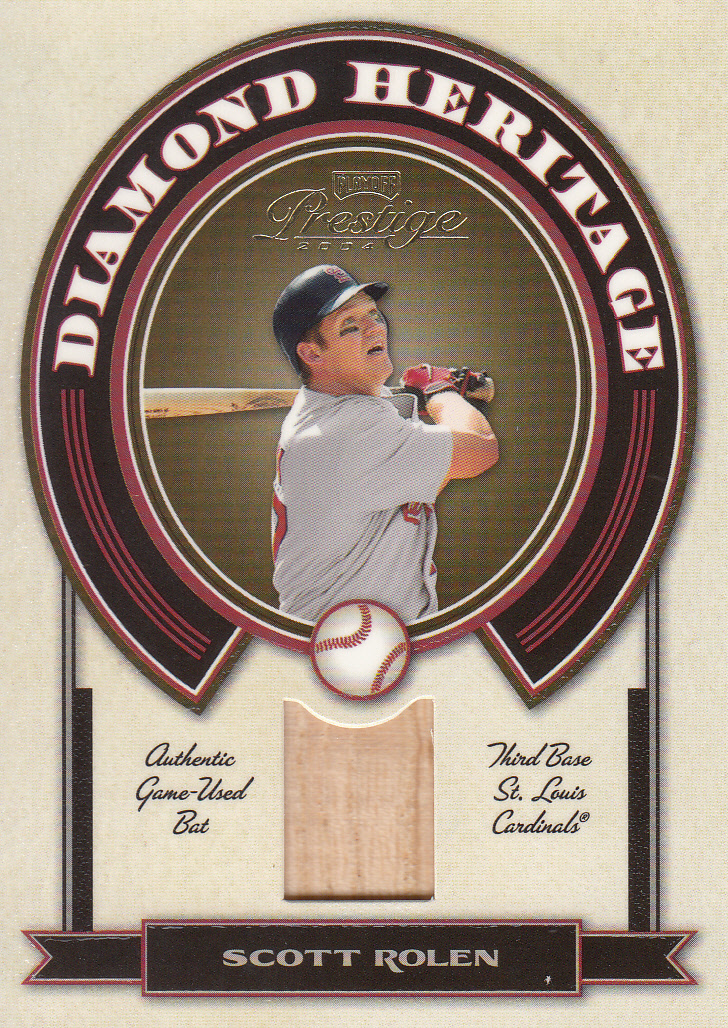 2004 PLAYOFF Prestige 'SCOTT ROLEN' DIAMOND HERITAGE GAME-USED BAT拍卖