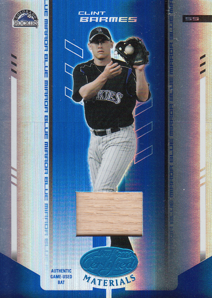 2004 Leaf Certified 'CLINT BRAMES' GAME-USED BAT 100枚拍卖