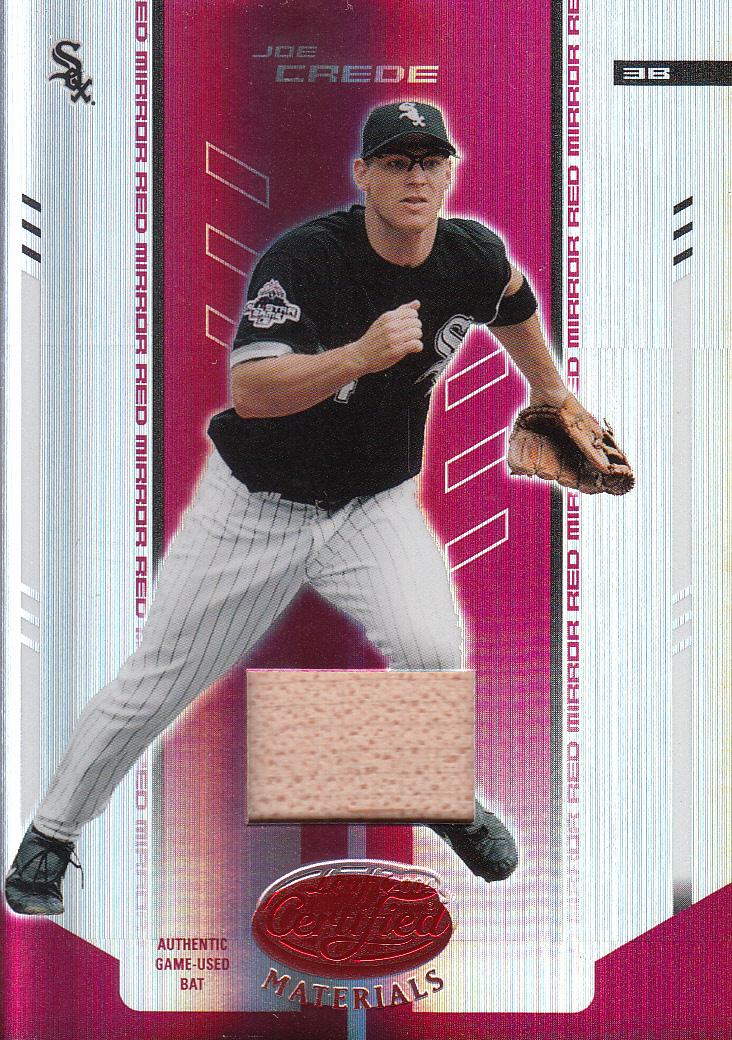 2004 Leaf Certified 'JOE CREDE' GAME-USED BAT 250枚拍卖