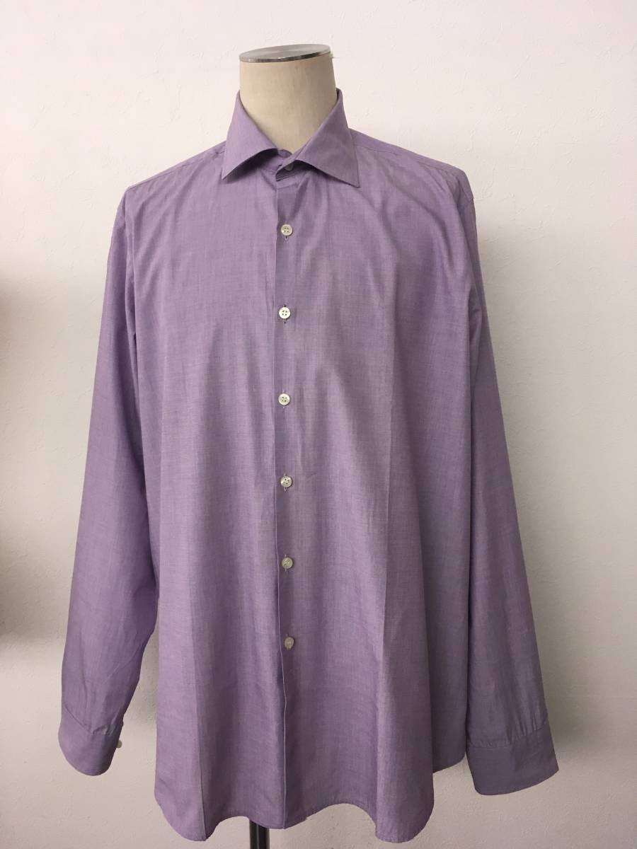 Piattelli BARNEYS NEW YORK ピアッテリ バーニーズ ニューヨーク スペイン製 メンズ 長袖シャツ/ドレスシャツ size L/XL拍卖