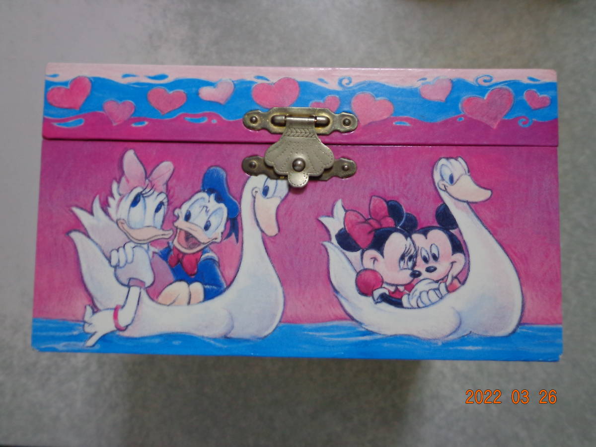 東京ディズニーランド ミッキーマウス ミニー 収納ケース 小物入れ 化粧箱拍卖