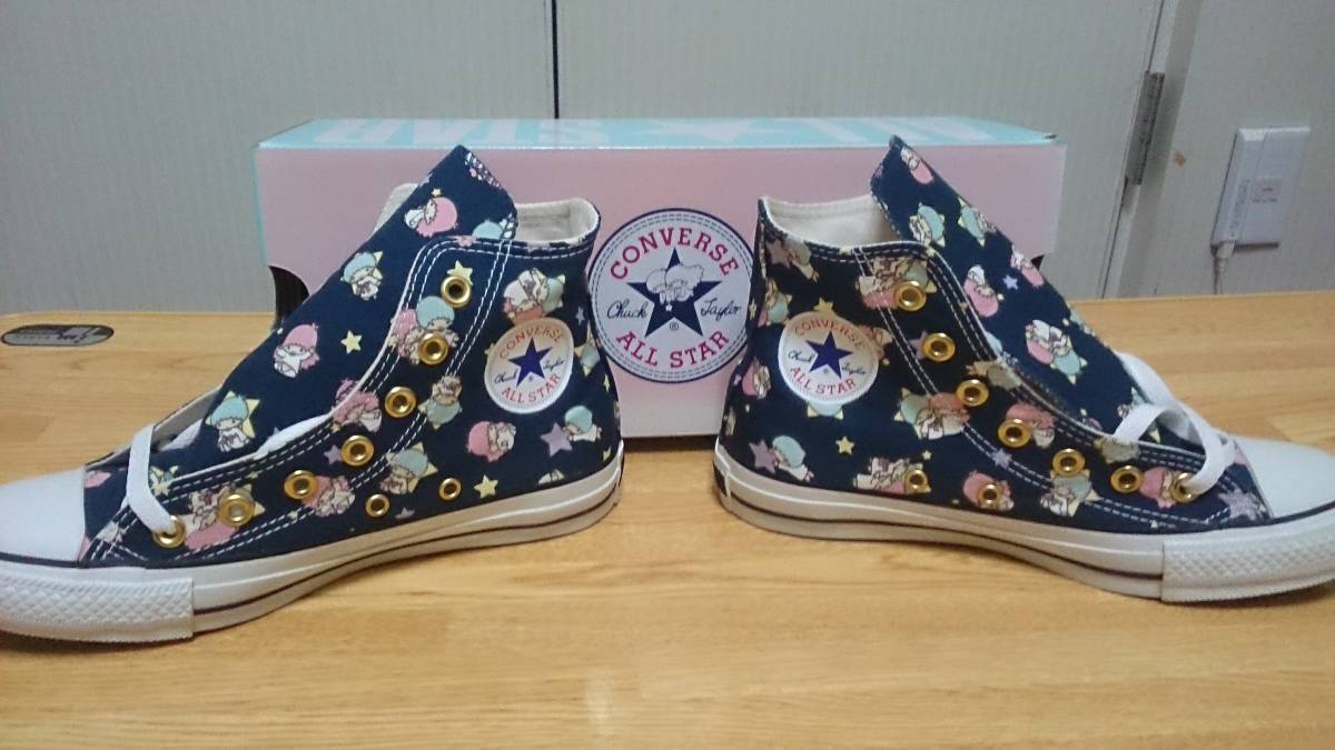 ☆24.0cm【送料無料】オールスター*KIKI&LALA HI*ネイビー*新品拍卖