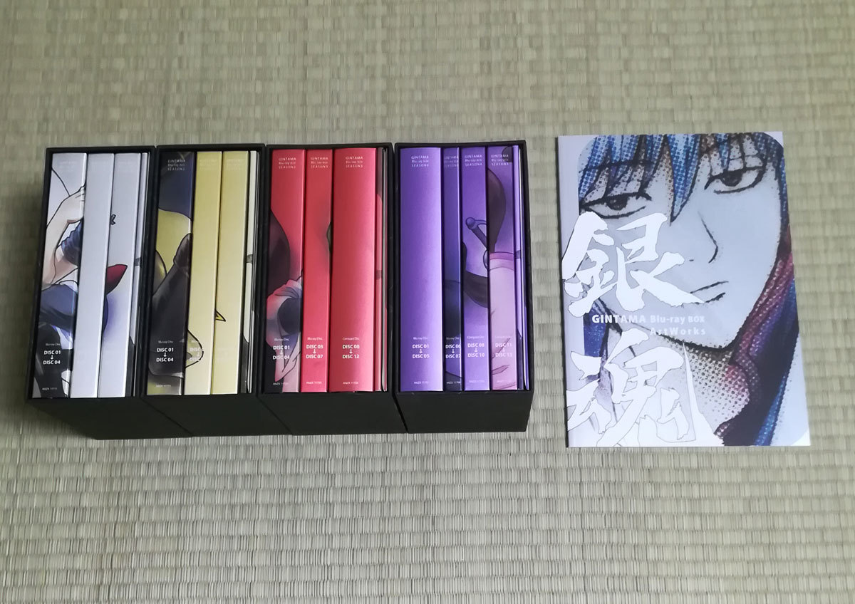 中古 銀魂 Blu-ray BOX(シーズン1~4)全4巻セット+全巻購入特典の冊子拍卖