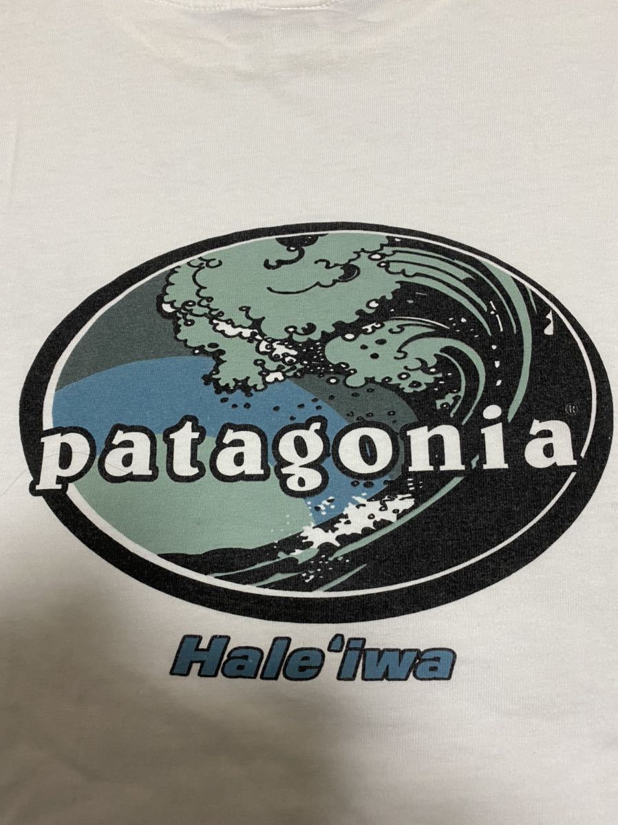 送料格安スピード発送!美品★希少メイドインUSAパタゴニアヴィンテージ90年代ハレイワTシャツ★Sサイズサーフィン波乗り登山トレラン拍卖