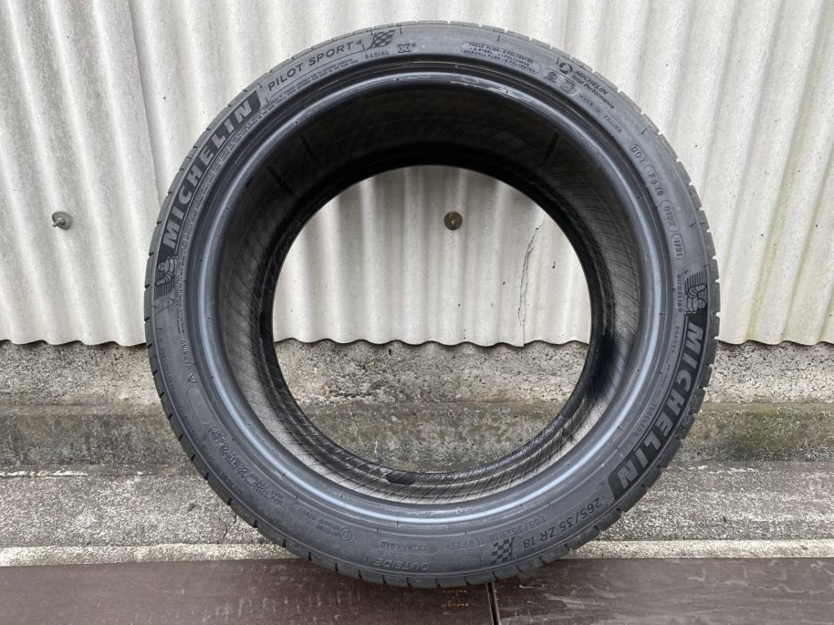 #40【MICHELIN】ミシュラン PILOT SPORT 265/35/ZR/18 単品拍卖