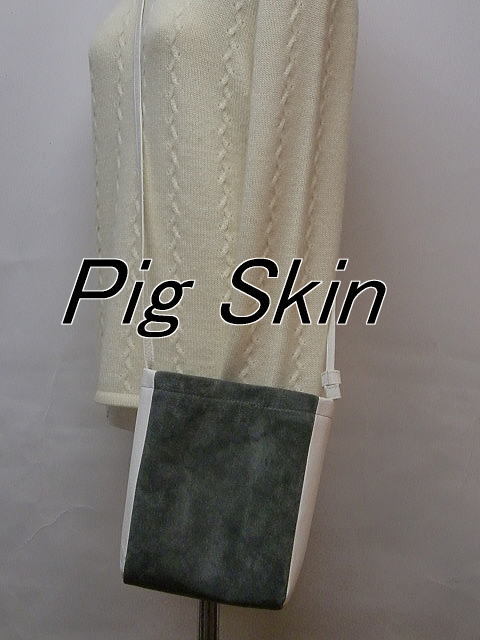 送料無料 限定一点品 489-6ピッグスキンのミニショルダーバッグ拍卖