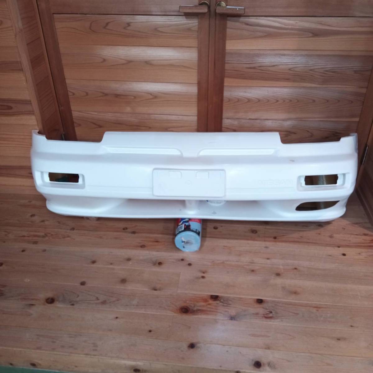 ★スーパーメイド☆SUPERMADE☆180SX用純正形状前期フロントバンパーFRP製☆★拍卖