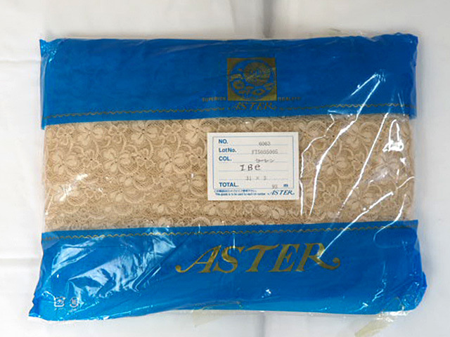 新品未使用 超激安レース ASTER IBEアイボリー 93M・220330拍卖