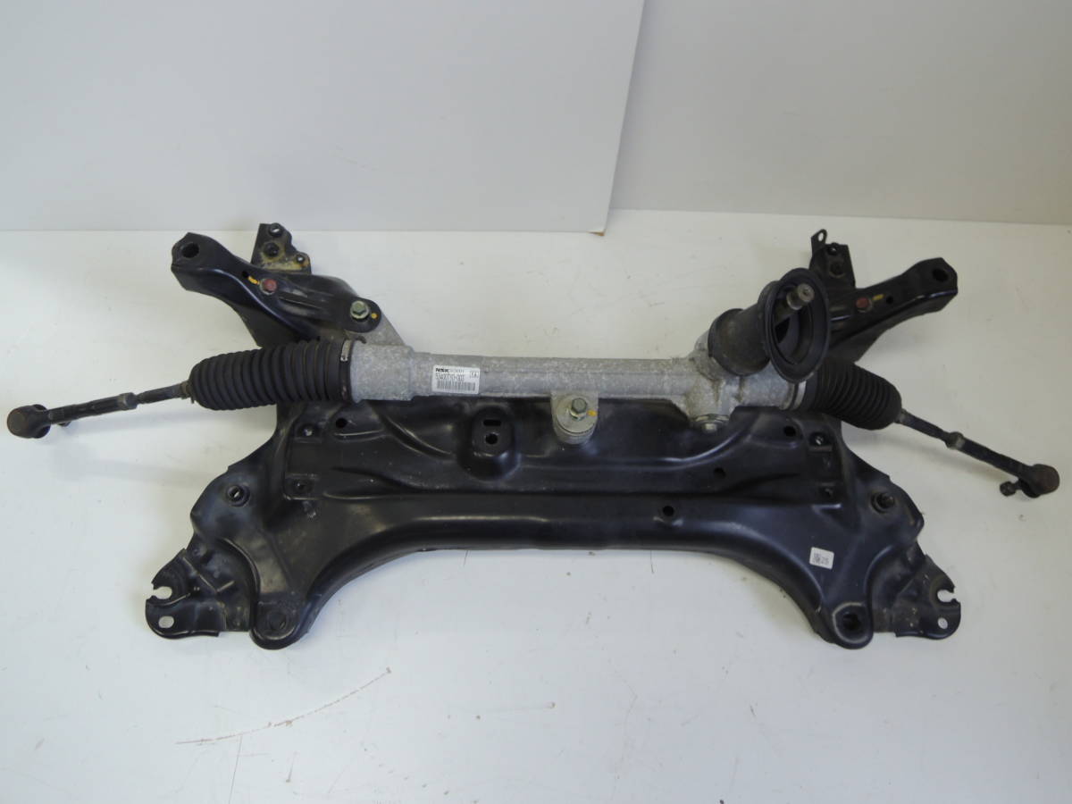 ・ DBA-JF1 N-BOX カスタム G・Lパッケージ 純正 フロント メンバー ステアリングギアボックス/ラック 53400-TY0-003 69900km H-9732拍卖