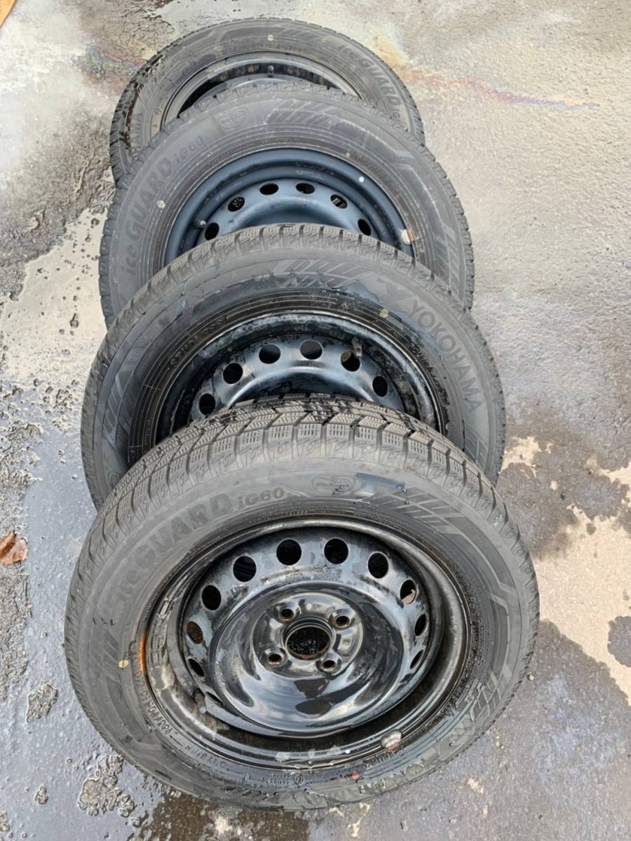Y621 165/70R14 YOKOHAMA ヨコハマ 2019年 PCD100 4H 5J 4本セット拍卖