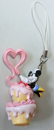 即決!かわいい☆「ミニー」ケーキ屋さんストラップ拍卖