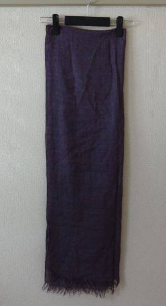 ストール マフラー パープル シンプル 無地 安い ymdnrk n0319拍卖