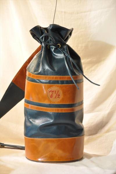 1点のみ ボーリングピンショルダー レザー牛革製 斜め掛けワンショルダー拍卖