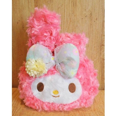 @【即決】◇マイメロディ◇フラワーリボンポーチ / フェイス型ポーチ / ぬいぐるみポーチ /メイクポーチ /プレゼント /サンリオ /062000-14拍卖