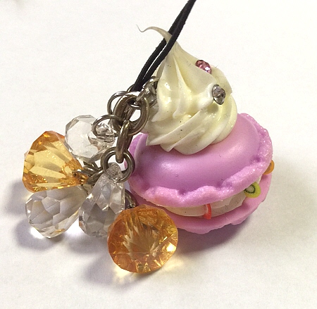 即決!かわいい☆「マカロン」ストラップ拍卖