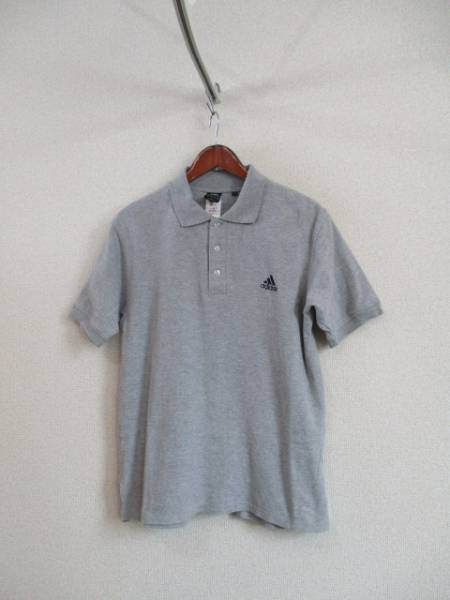 adidasグレーカノコ半袖ポロシャツ(USED)21917)拍卖