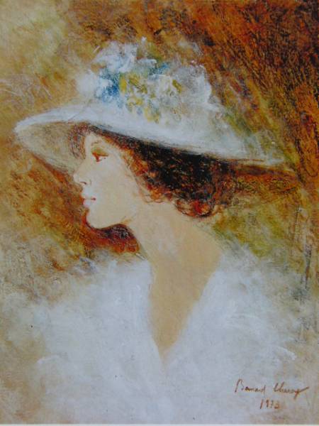 B・シャロワ、ヴァージニア、日本未発売・限定画集画、額付拍卖