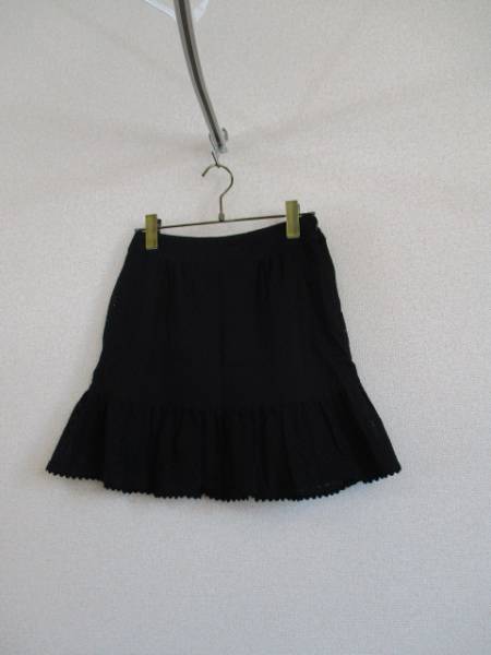NETTOdiMAMMINA黒レースフレアミニスカート(USED)31117)拍卖