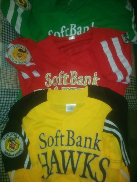 ソフトバンクホークス 球場配布ユニフォームセット Lサイズ拍卖