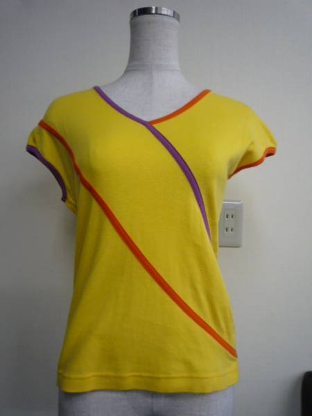 ◆ マークジェイコブス 半袖カットソー サイズS 綿 イエロー ◆拍卖