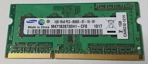 SAMSUNG M471B2873EH1-CF8 1GB (PC3 8500 DDR3 1066)拍卖