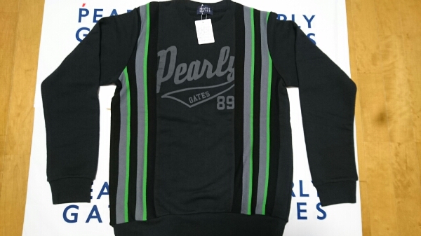 正規品 識別タグ付き パーリーゲイツ スエットプルオーバー ブラック 5拍卖