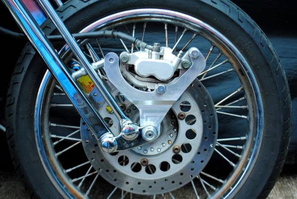 DS400 ドラッグスター400用 スプリンガーフォークKIT用キャリパーブラケットKIT / カスタム チョッパー ボバー ヴィンテージ拍卖