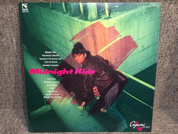 【JPN盤/美盤(EX)/LP】中村あゆみ - midnight kids / ライナー付 / 試聴検品済拍卖