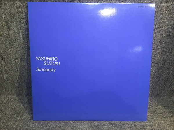 【美盤】【即決】YASUHIRO SUZUKI / Sincerely (LP) / ライナー付/試聴済拍卖