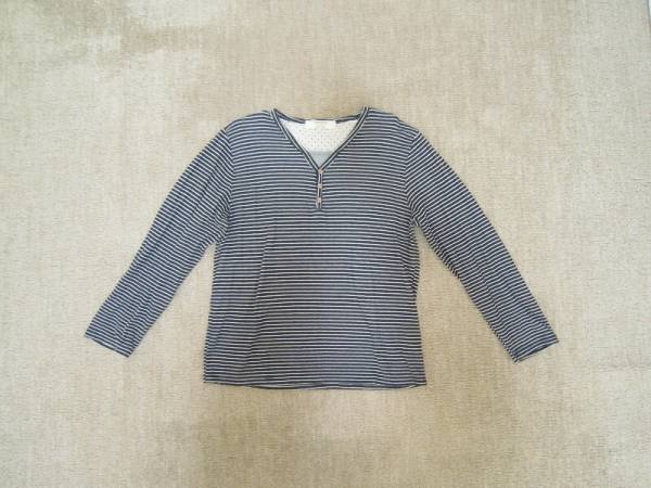 COMMONTAGE Tシャツ ボーダー ネイビー LL メンズ [cfq拍卖