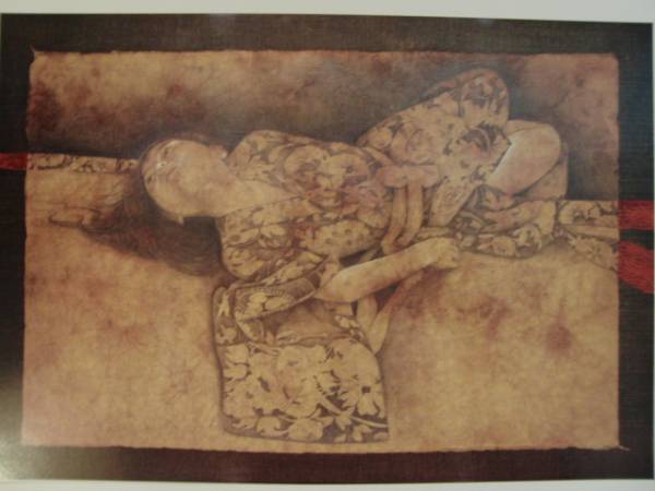 智内兄助、かたしろ、新品額装付、画集画、状態良好拍卖