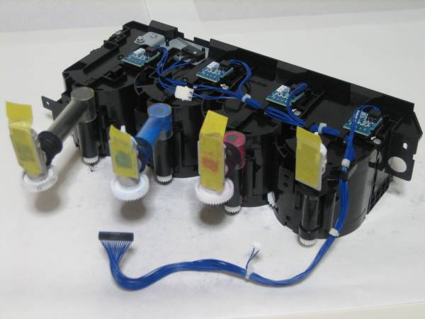 中古品 エプソン EPSON 純正品 LP-S7100用 トナーボックス一式 ☆総印刷枚数 約3700枚拍卖