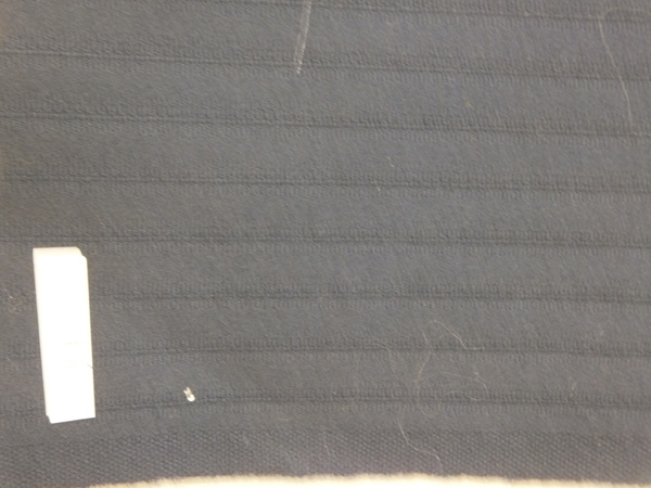 ケ49 濃紺 ウ-ルのしっかりしたオットマン風に織りあげた拍卖