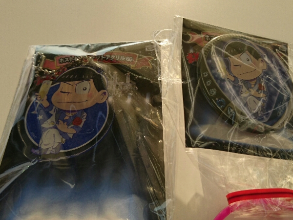 a 即決あり おそ松さん ホスト松 ぴえろ アドアーズ 缶バッジ + アクリルBC カラ松 r拍卖