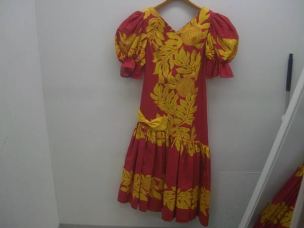 フラダンス/新品同様/美品/衣装/ドレス/オーダーメイド/すそ斜め☆サイズS拍卖