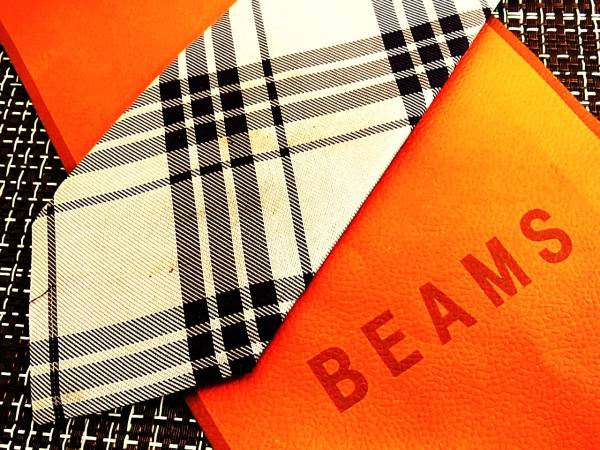 ・ω・ ★SALE/0737★【BEAMS】ビームス【チェック】ネクタイ♪拍卖