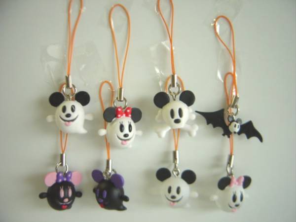 ★Hva19AZミッキーミニーハッピーゴーストストラップ全8種レア入♂TAKARATOMYARTS♀100円〓010392_s拍卖