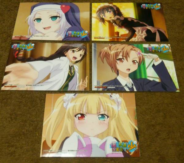 ♪『僕は友達が少ないNEXT』♪ゲーマーズ♪ブロマイド♪5種類セット♪拍卖